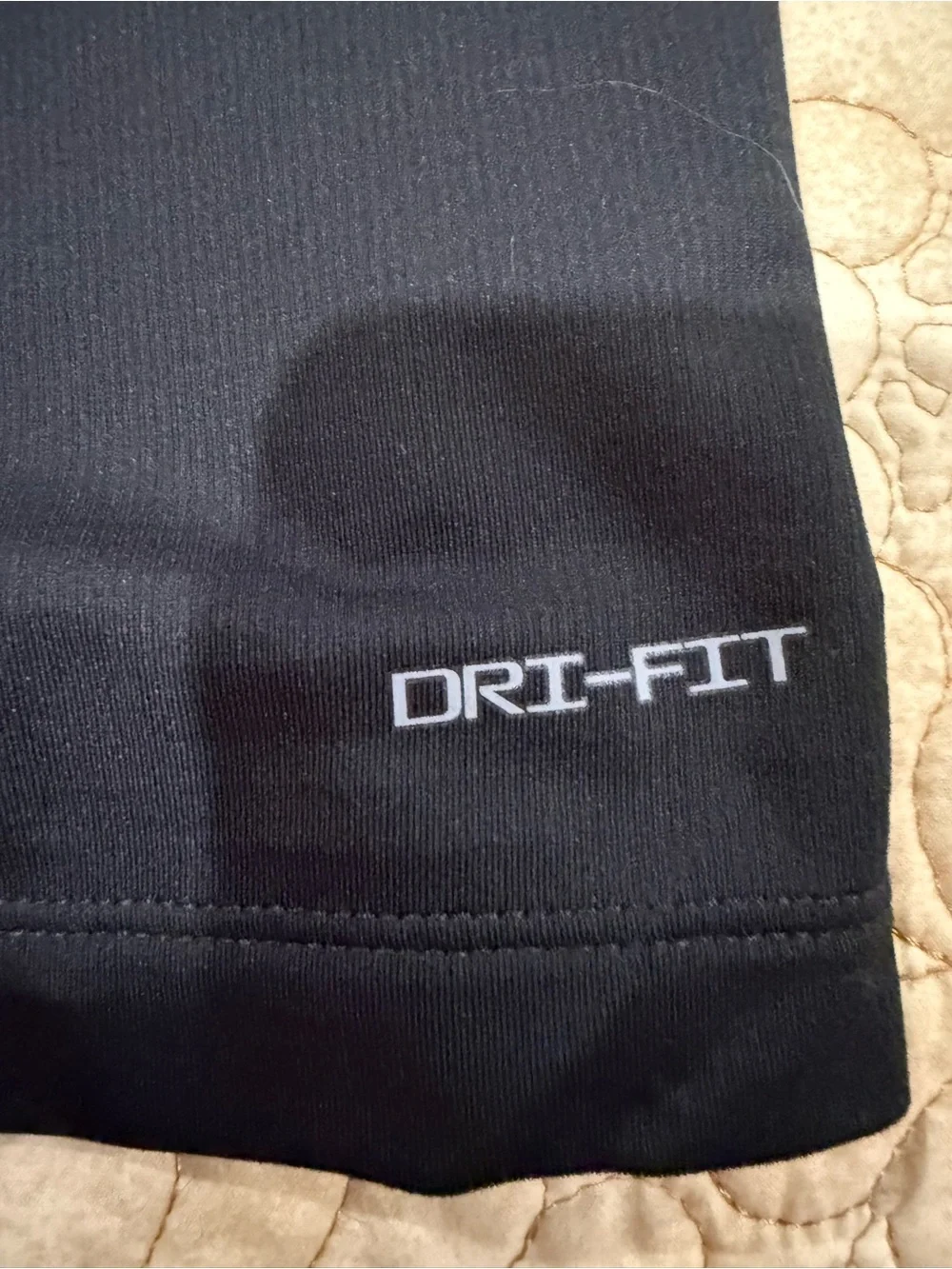 Nike dri fit collared shirt black size XL